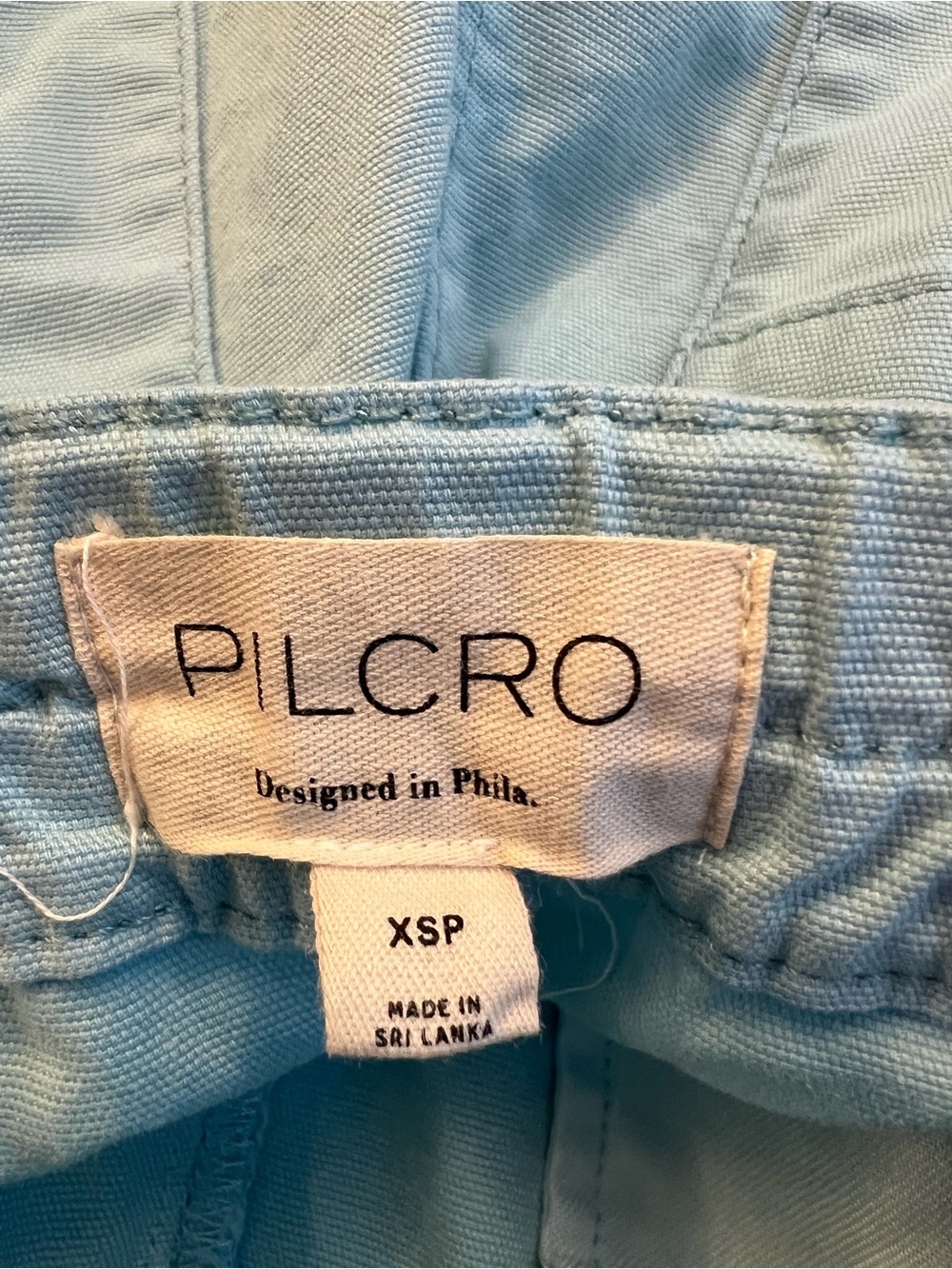 Pilcro Light Blue Elastic Waist Pants - Picture 2 of 2